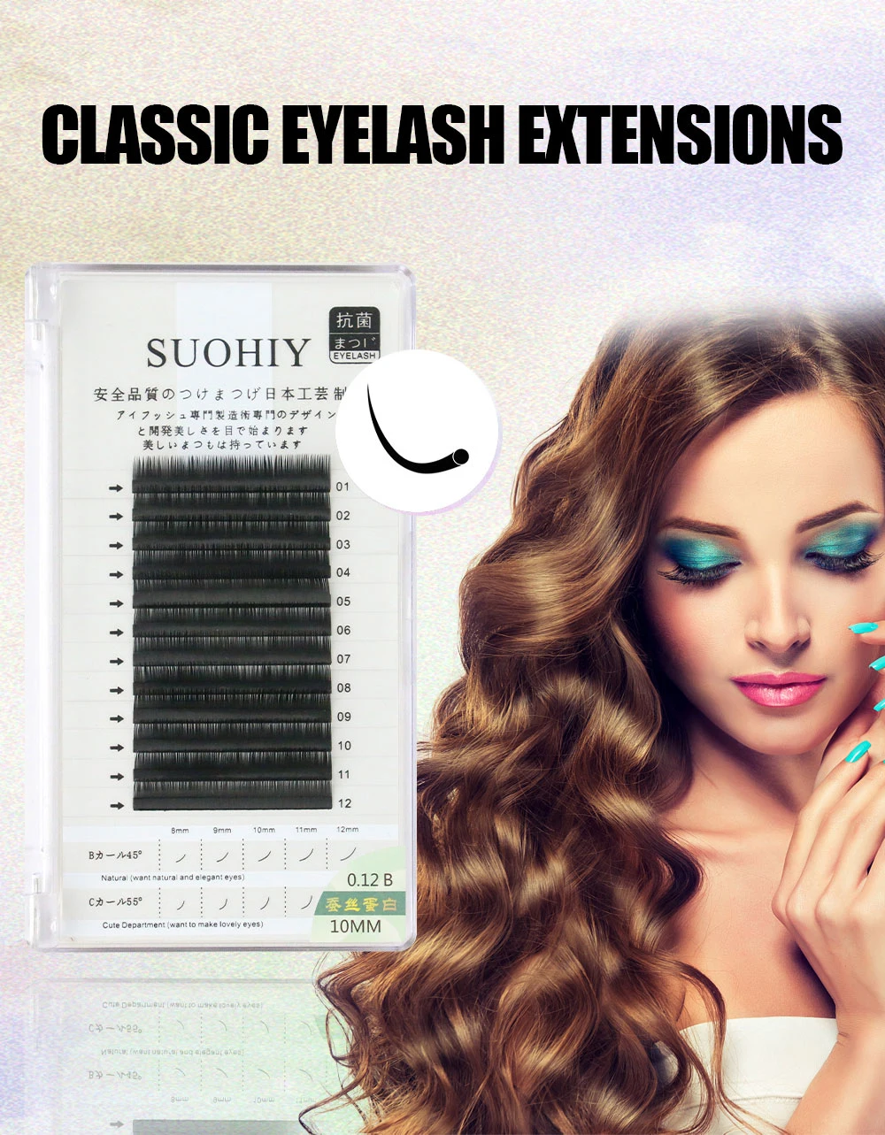 Wholesale Classic Eyelash Extension Private Label Individual Classic Lash Faux Mink Professional Volume Russian Classic Eyelash Extensions