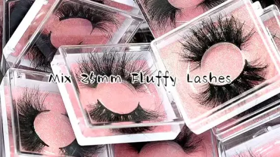 Коллекция Glam Lashes Vollstreifen-Nerzwimpern Remi Lashes Real Lash Factory